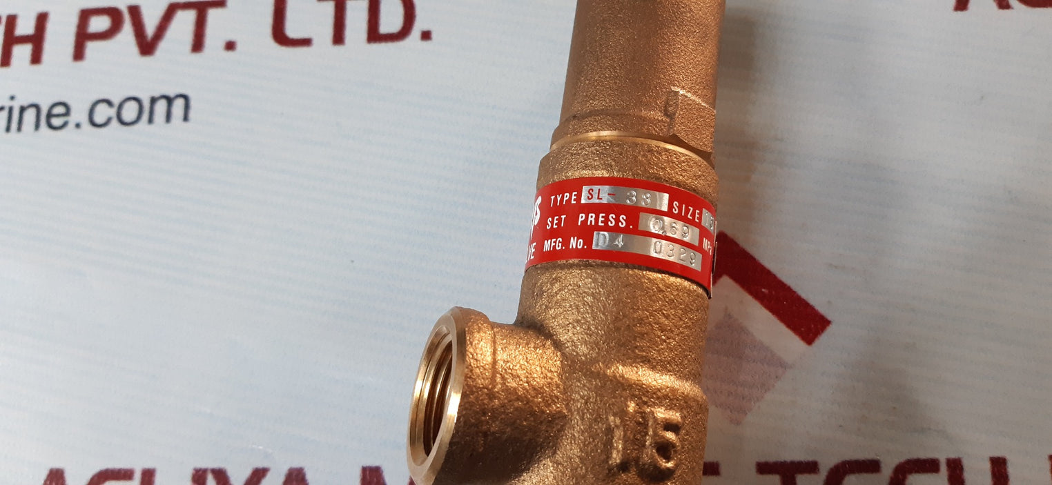 Venn sl-38 safety relief valve set.press 0.69mpa