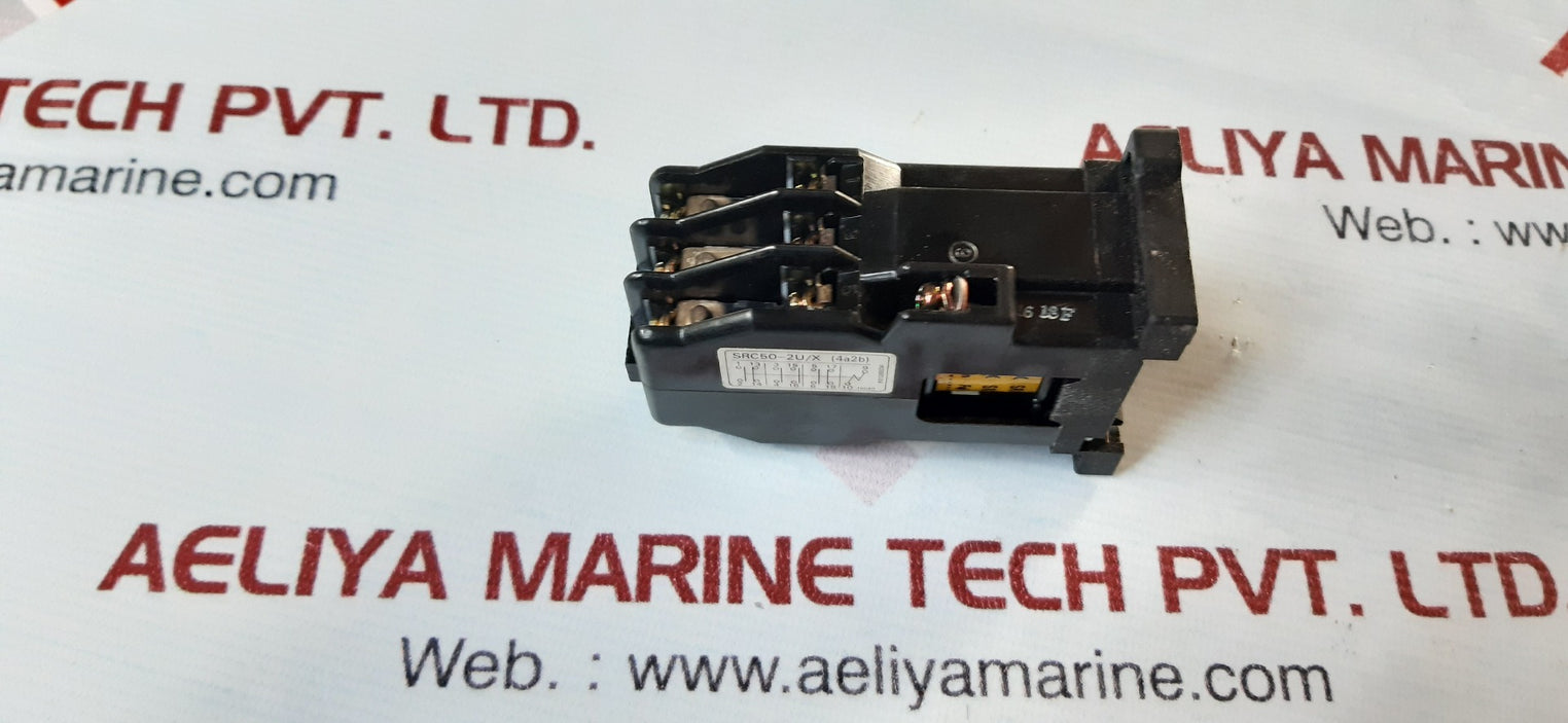 Fuji electric src50-2u/x (4a2b) auxiliary relay 200/200-220v 50/60hz coil