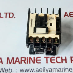 Hyundai hmc20 w11 magnetic contactor 400/400...440v 50/60hz