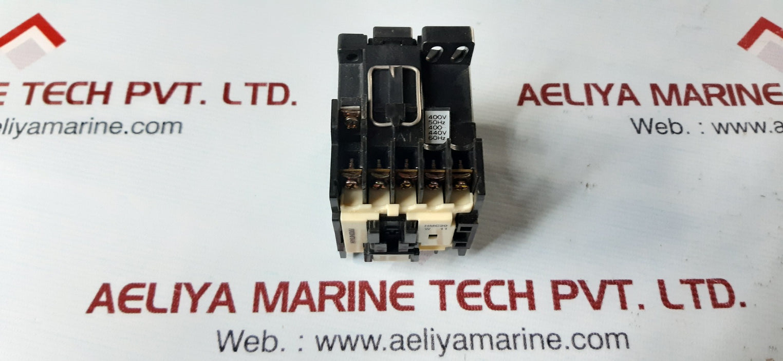 Hyundai hmc20 w11 magnetic contactor 400/400...440v 50/60hz