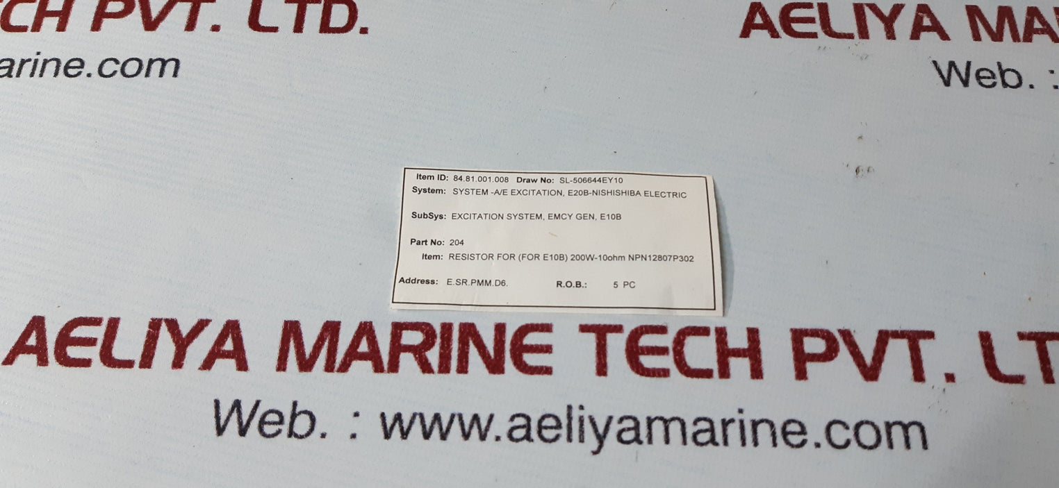 Jrm 200w 10Ωj resistor