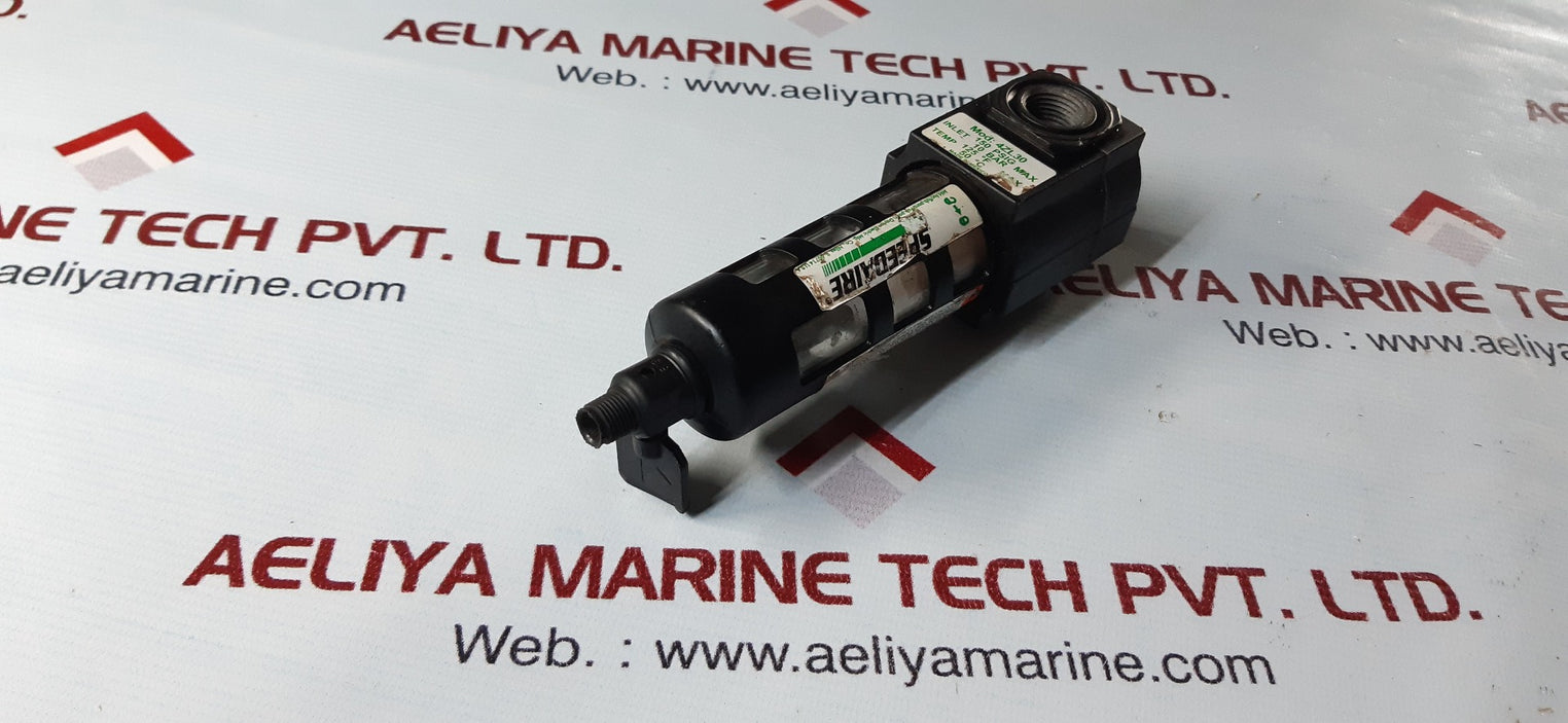 Speedaire 4zl30 compressed air filter 150psig 10bar 125'f 50'c