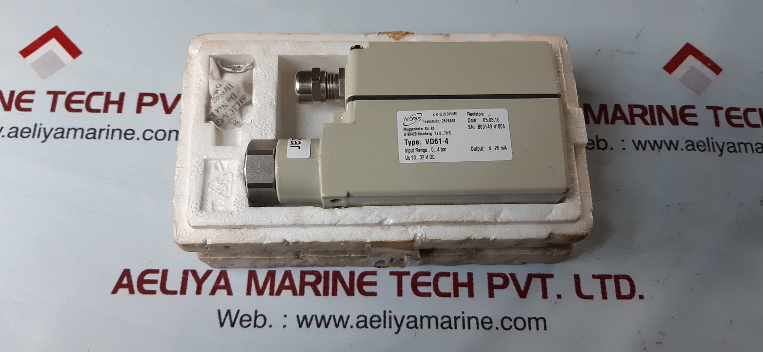 Noris vd61-4 pressure transmitter 17bar