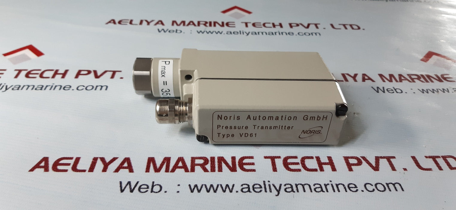 Noris vd61-6 pressure transmitter pmax 35bar