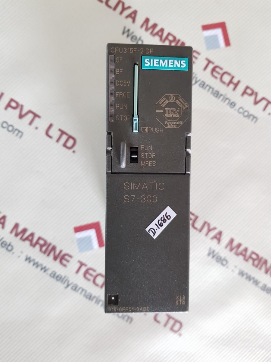 Siemens simatic s7-300 6es7 315-6ff01-0ab0