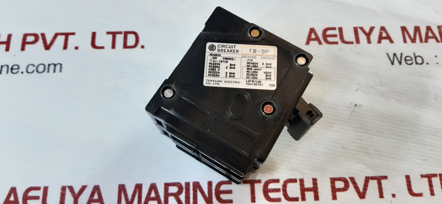 Terasaki tb-5p circuit breaker 15a
