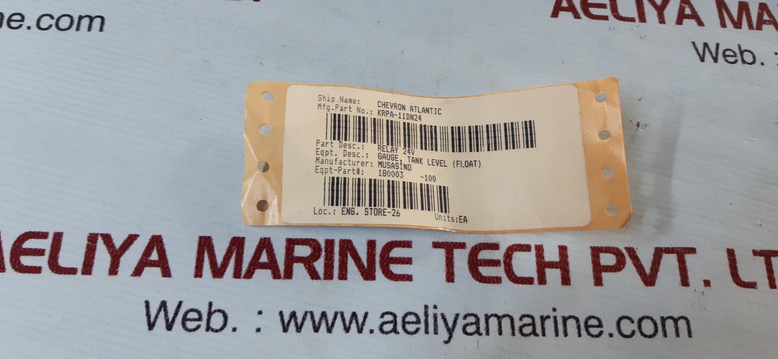 Potter & brumfield krpa-11dn-24 relay