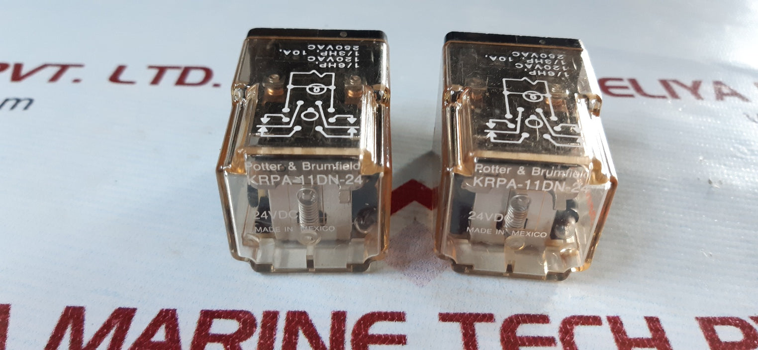 Potter & brumfield krpa-11dn-24 relay