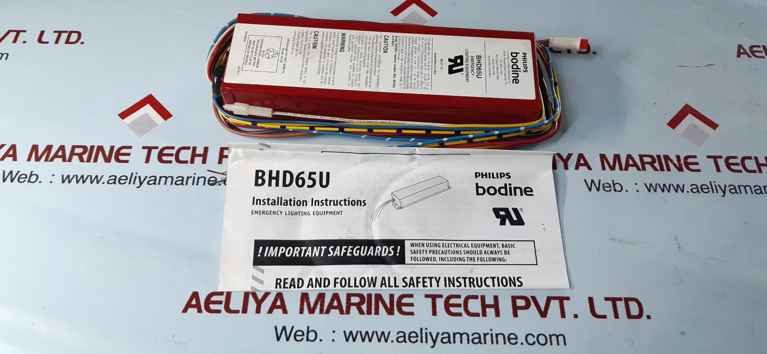 Philips bodine bhd65u emergency lighting equipment