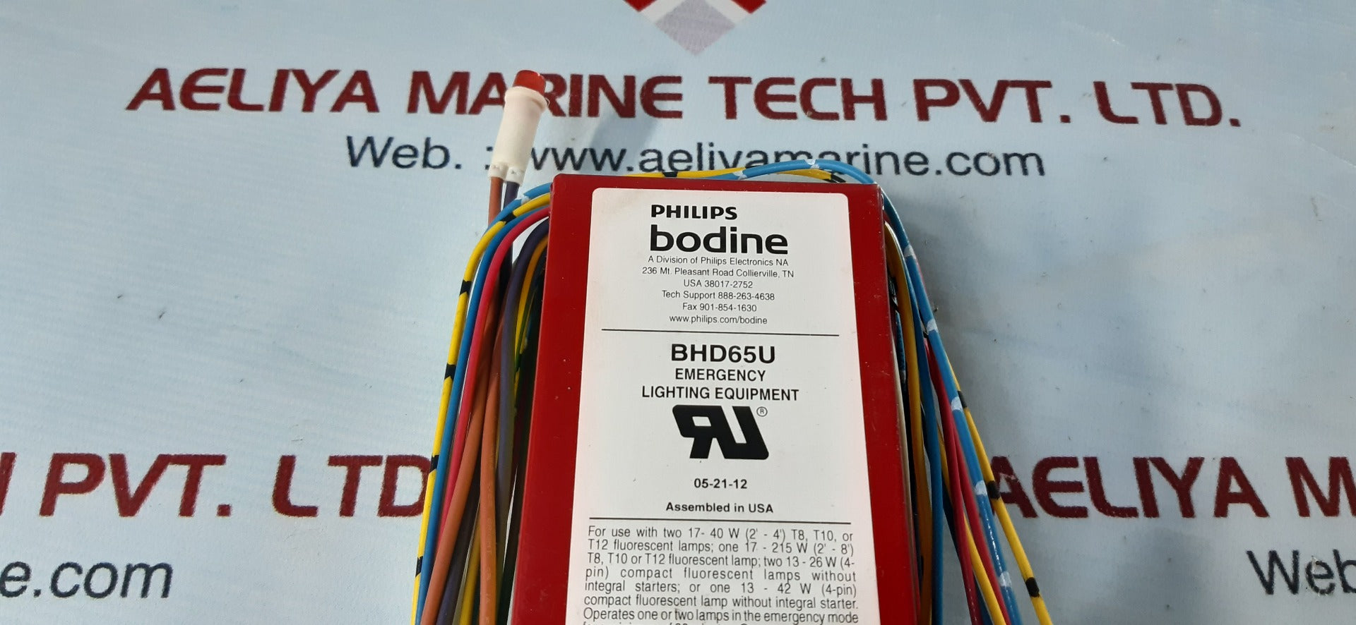 Philips bodine bhd65u emergency lighting equipment