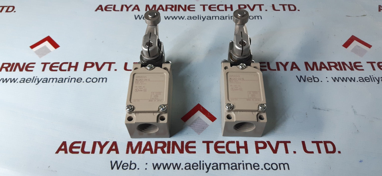 lot of 2x Omron wlca2-2n-q limit switch