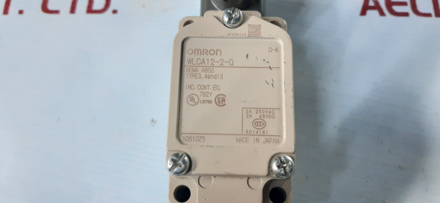 Omron wlca12-2-q limit switch