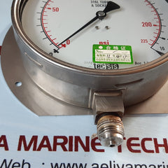 Tecsis en 837-1 pressure gauge 0-225psi 0-16 kg/cm2