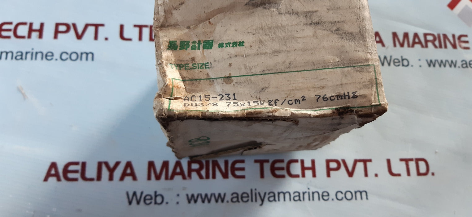 Nagano keiki ac15-231 compound gauge