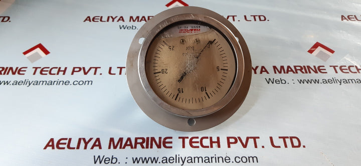 Waaree ss 316 pressure gauge 0 to 25 bar
