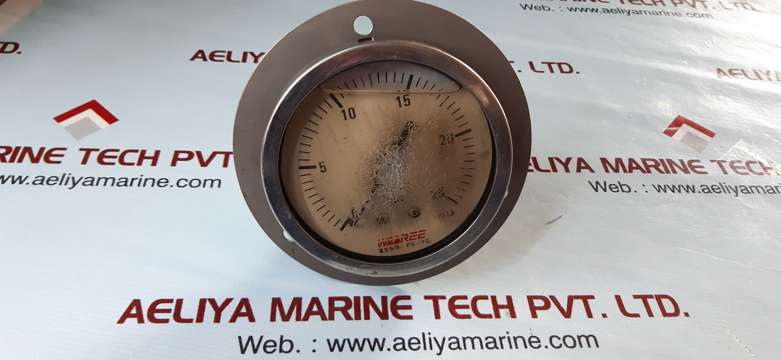 Waaree ss 316 pressure gauge 0 to 25 bar