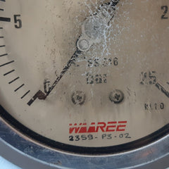 Waaree ss 316 pressure gauge 0 to 25 bar