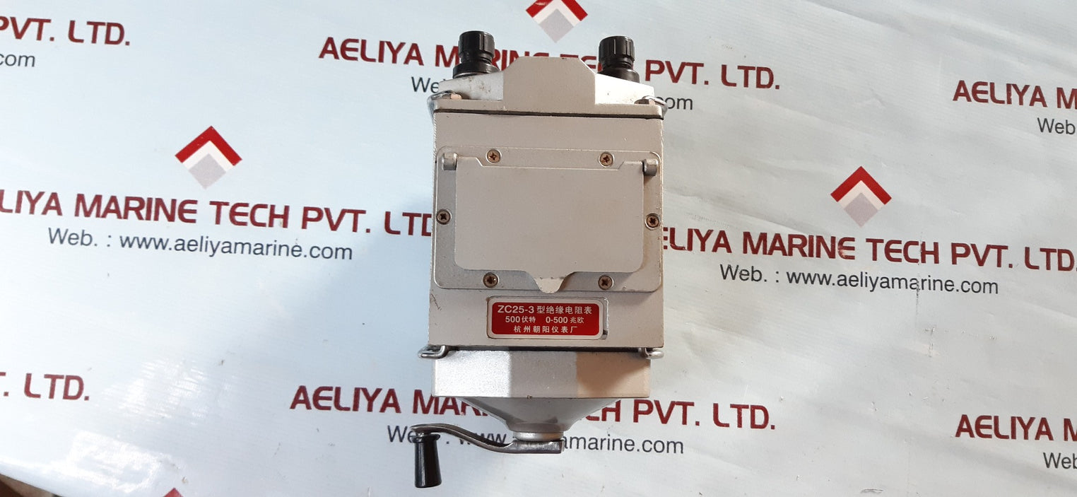 Hand crank insulation resistance meter tester megohmmeter zc25-3 500v