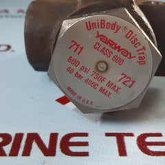 Yarway unibody disc trap 711/721 class 600 600psi 750'f