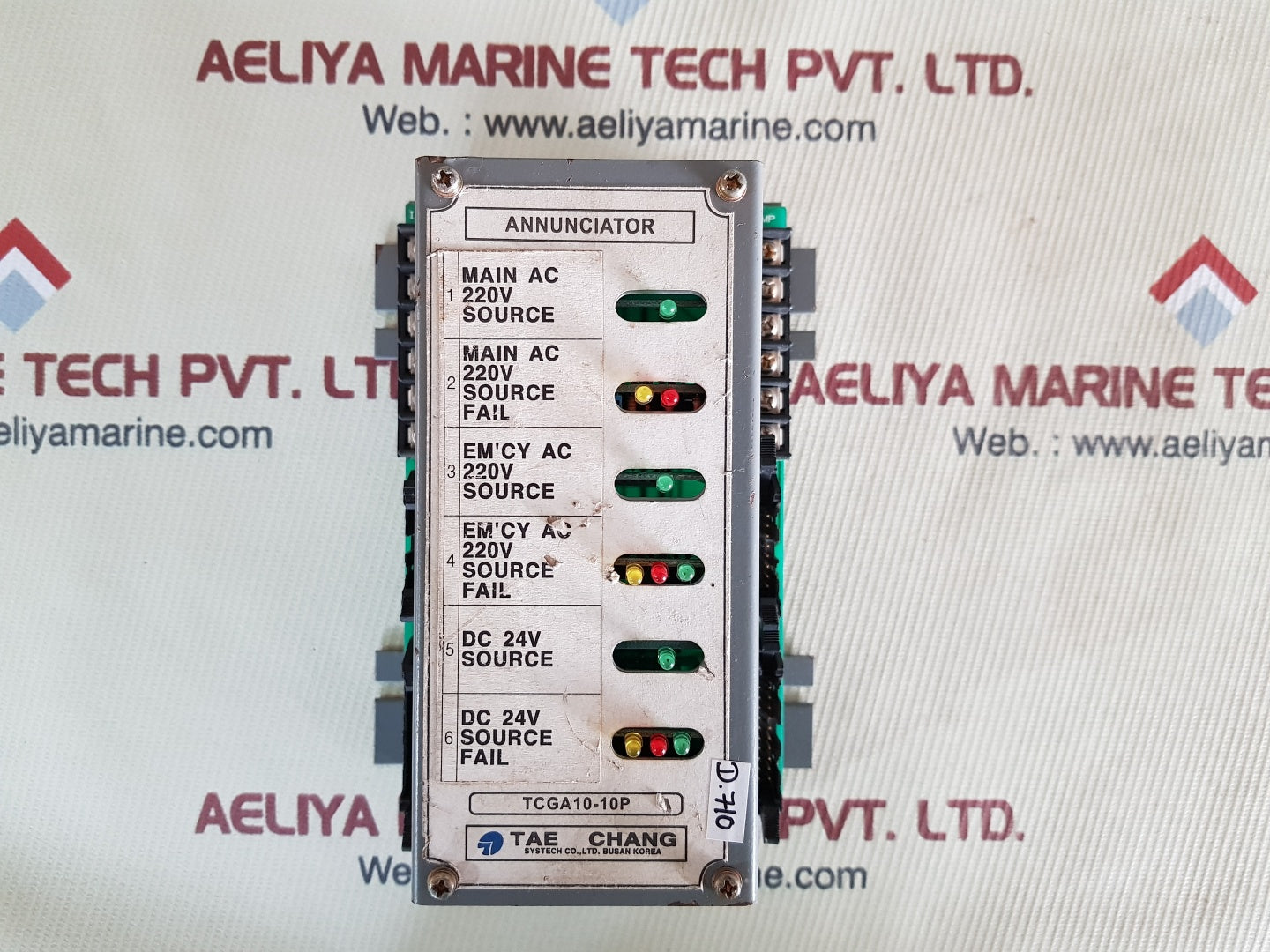 Tae chang tcga10-10p annunciator