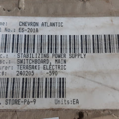 Terasaki es201a power supply 24v