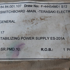 Terasaki es201a power supply 24v