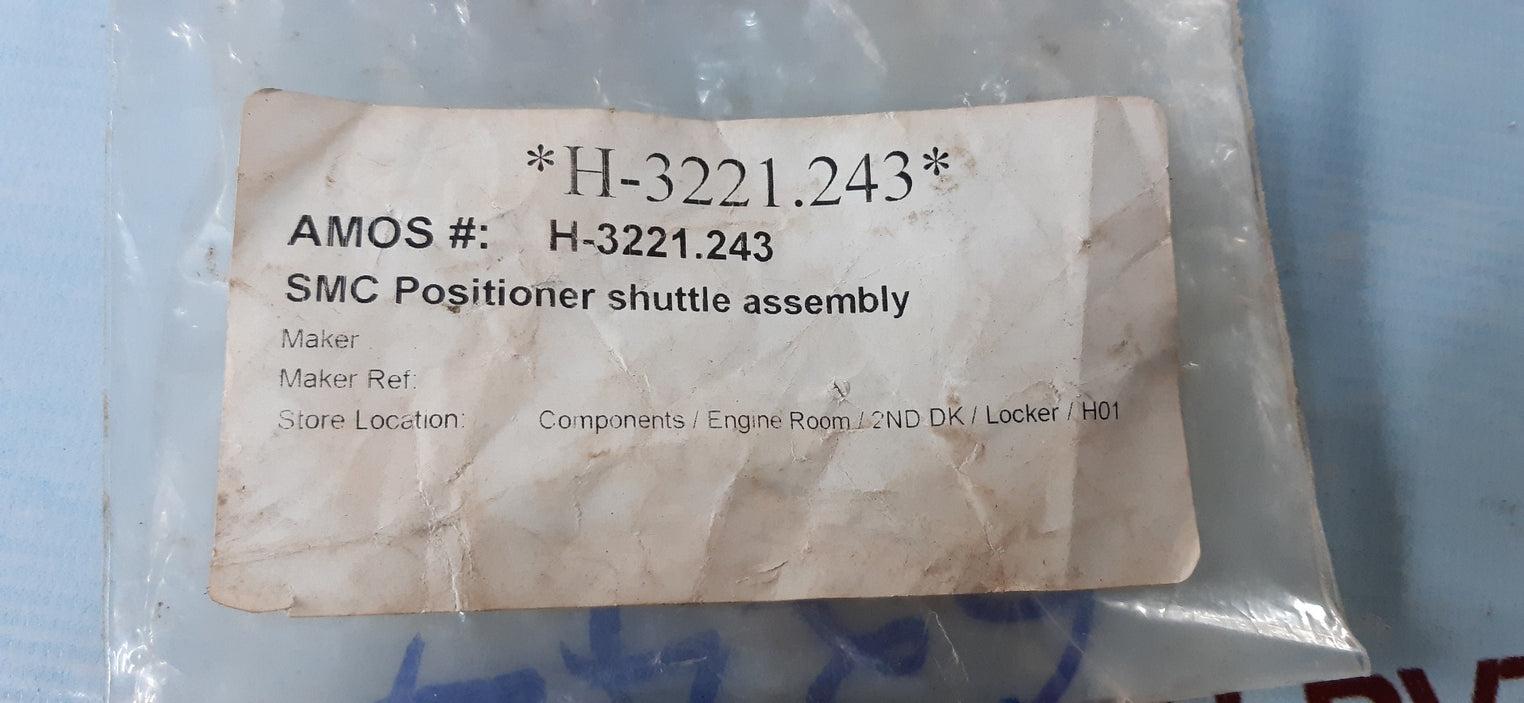 Smc positioner shuttle assembly h-3221.243