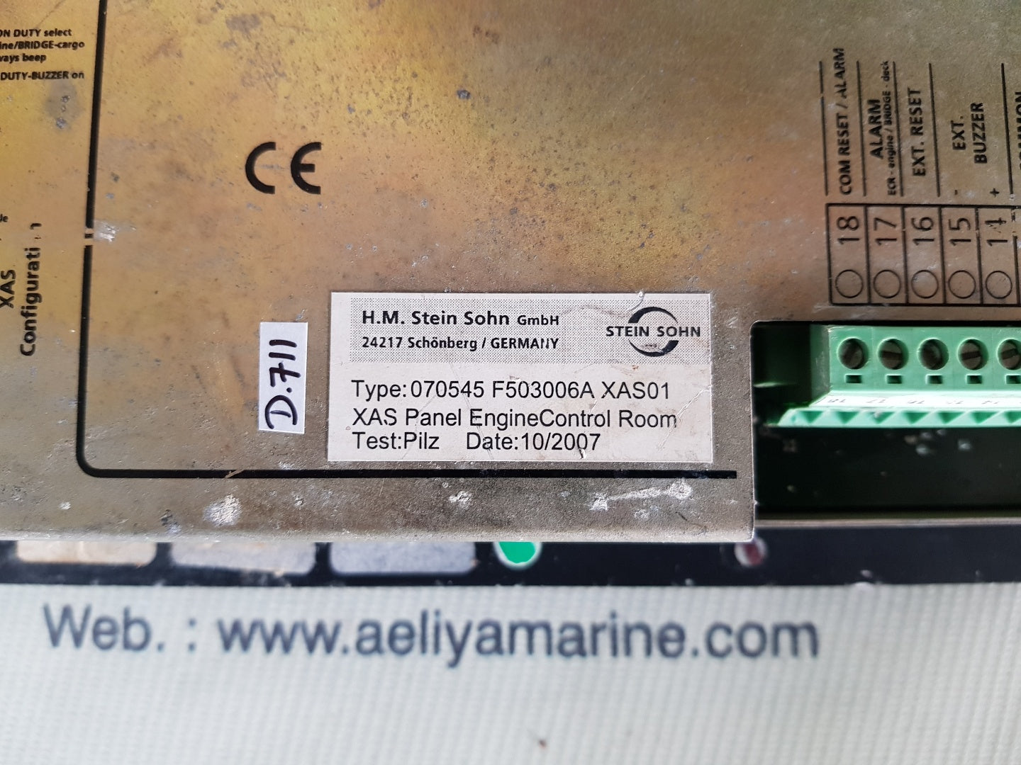 Stein Sohn xas extension alarm system 070545 f503006a xas01