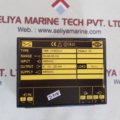 Deif tmf-210dg/2 transducer 55-60-65 hz 440vac 4-12-20ma