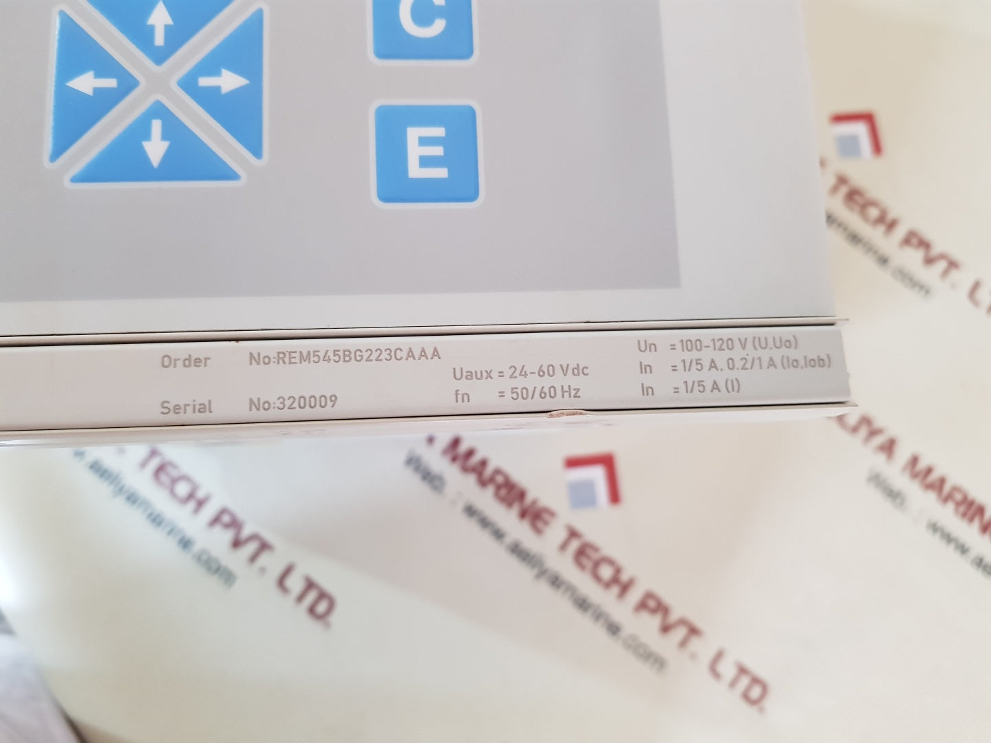 Abb rem545 machine terminal module rem545bg223caaa rev.B