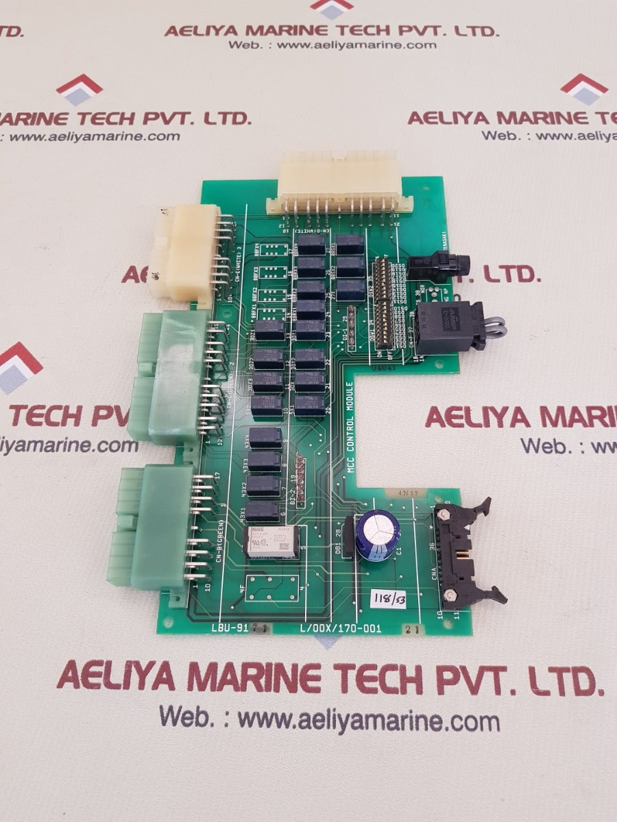 Terasaki lbu-91 mcc control module l/00x/170-001 21