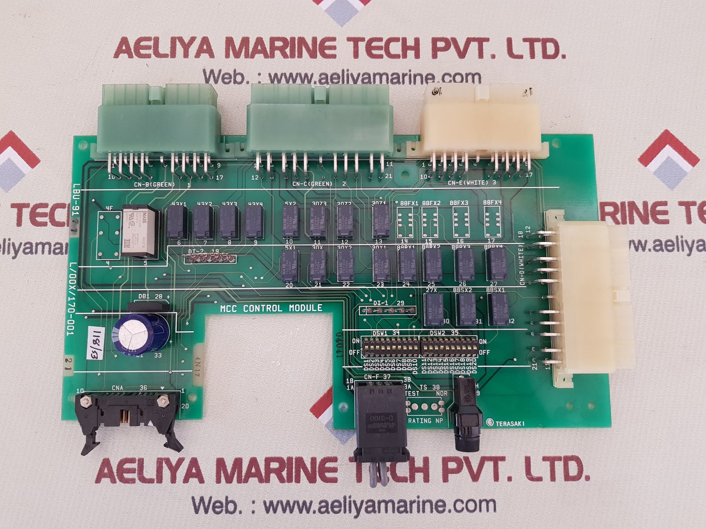 Terasaki lbu-91 mcc control module l/00x/170-001 21