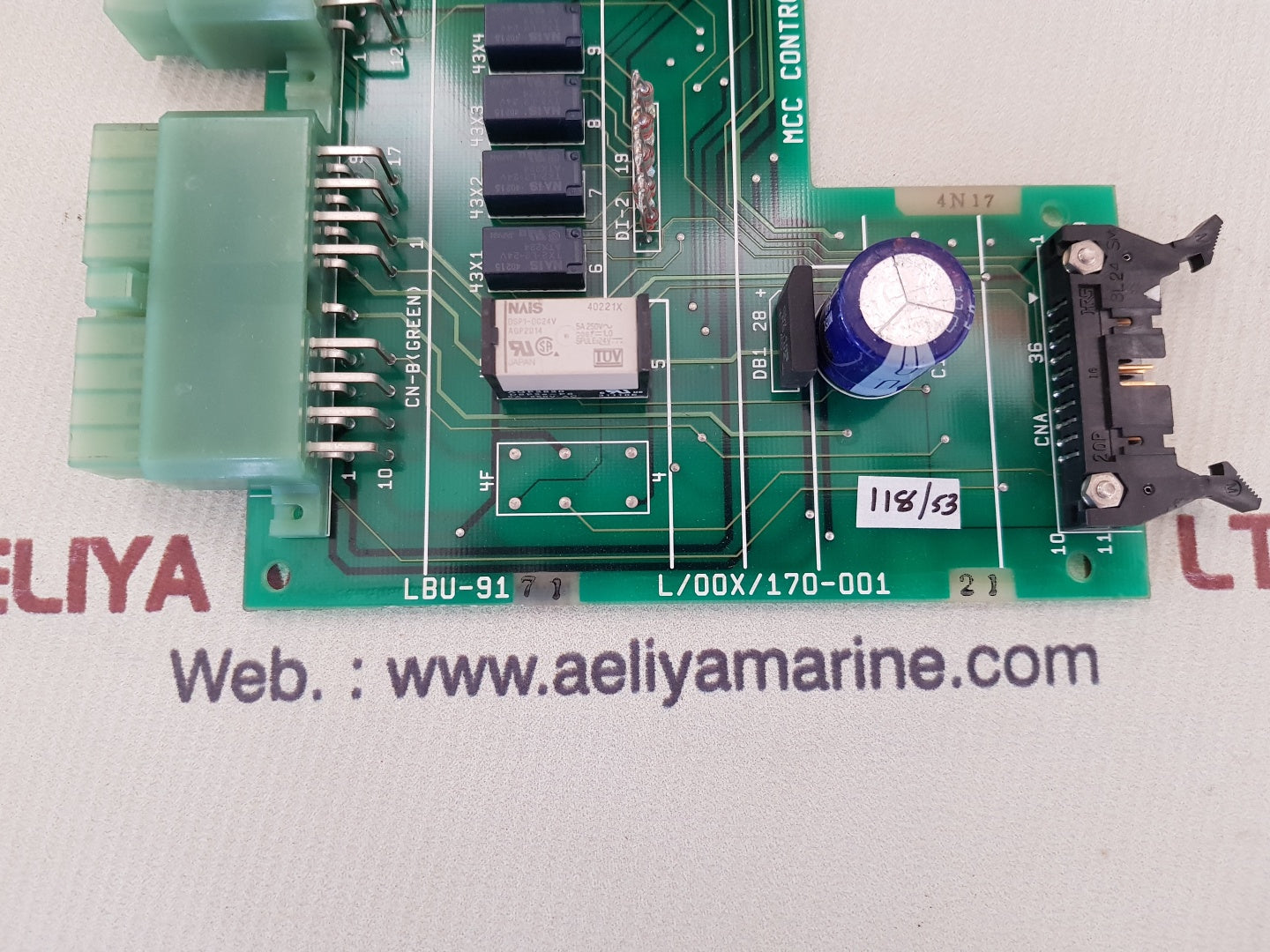 Terasaki lbu-91 mcc control module l/00x/170-001 21