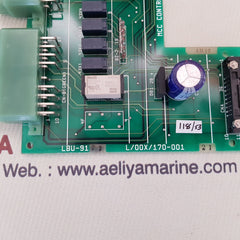 Terasaki lbu-91 mcc control module l/00x/170-001 21