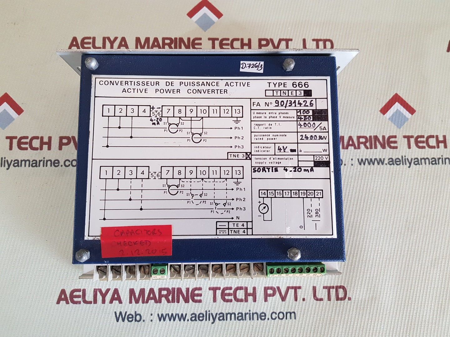 Automatismes energie electronique 666 active power converter
