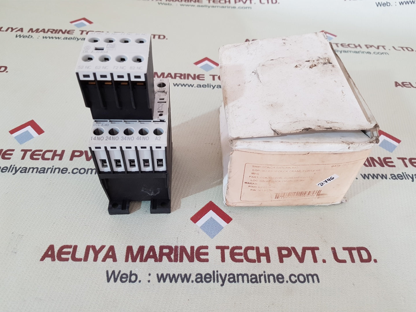 Moeller dil a-xhi04/dil a-40 auxiliary contactor
