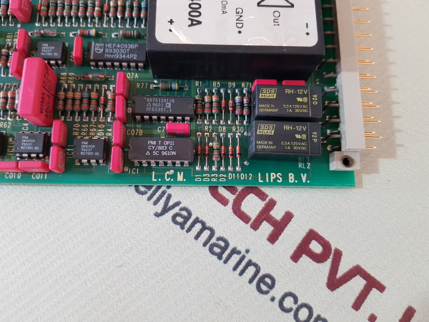 Lips l.c.m. 800.0515.x a pcb card