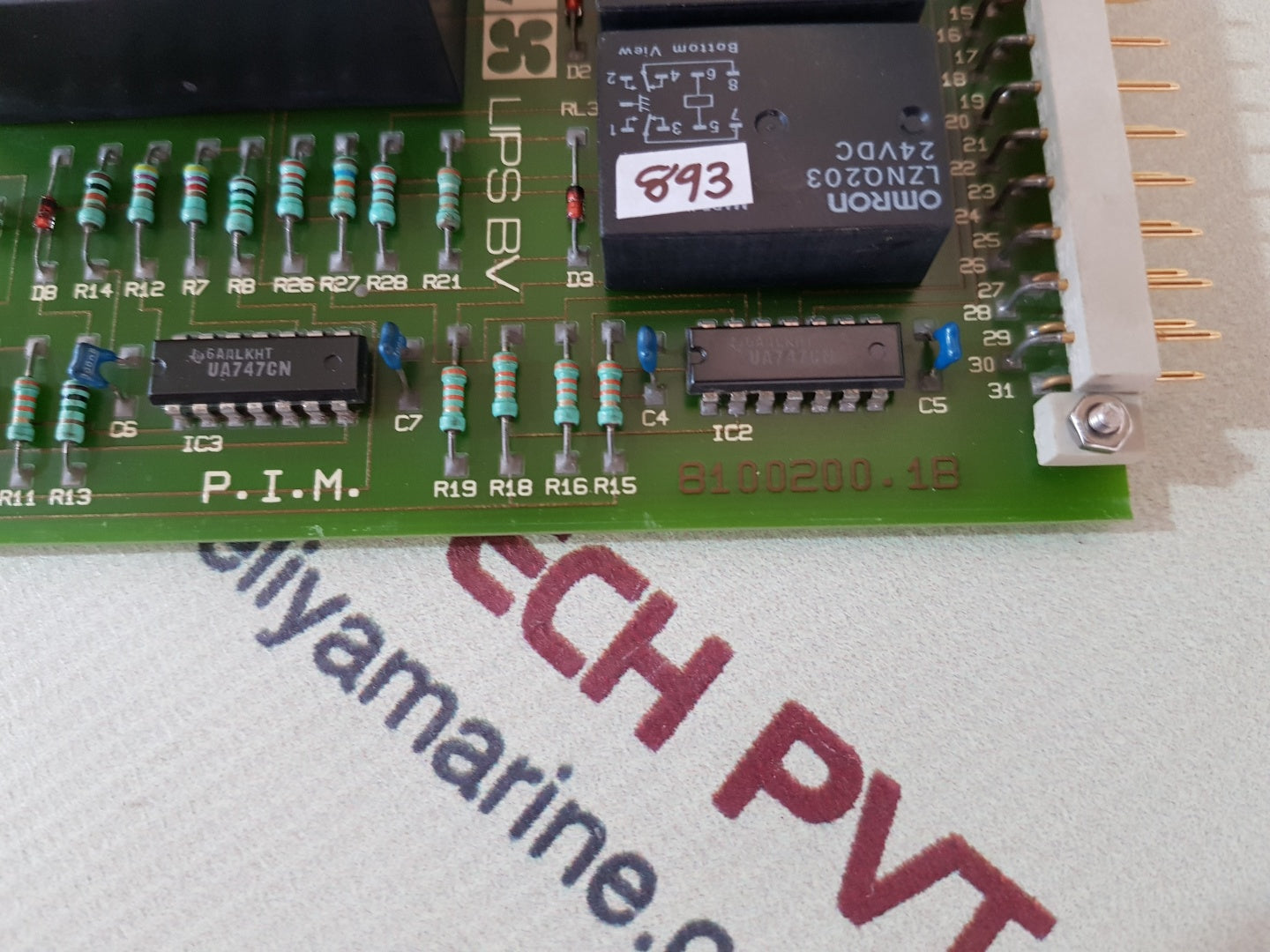 Lips Evic p.i.m. 8100200.1b PCB card