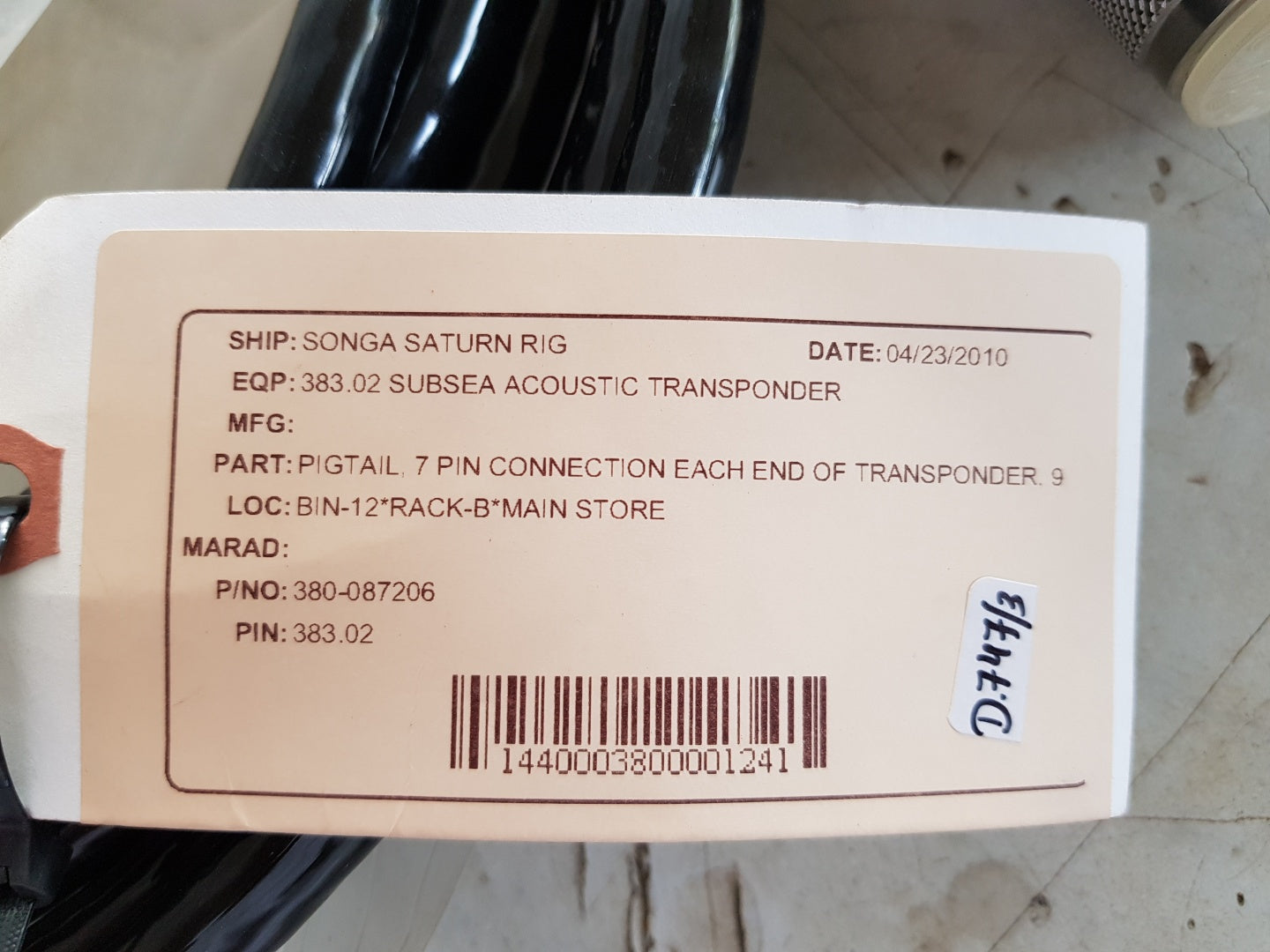 Gisma 380-087206 7 Pin Connection Each End Of Pigtail Cable 74413 10.062