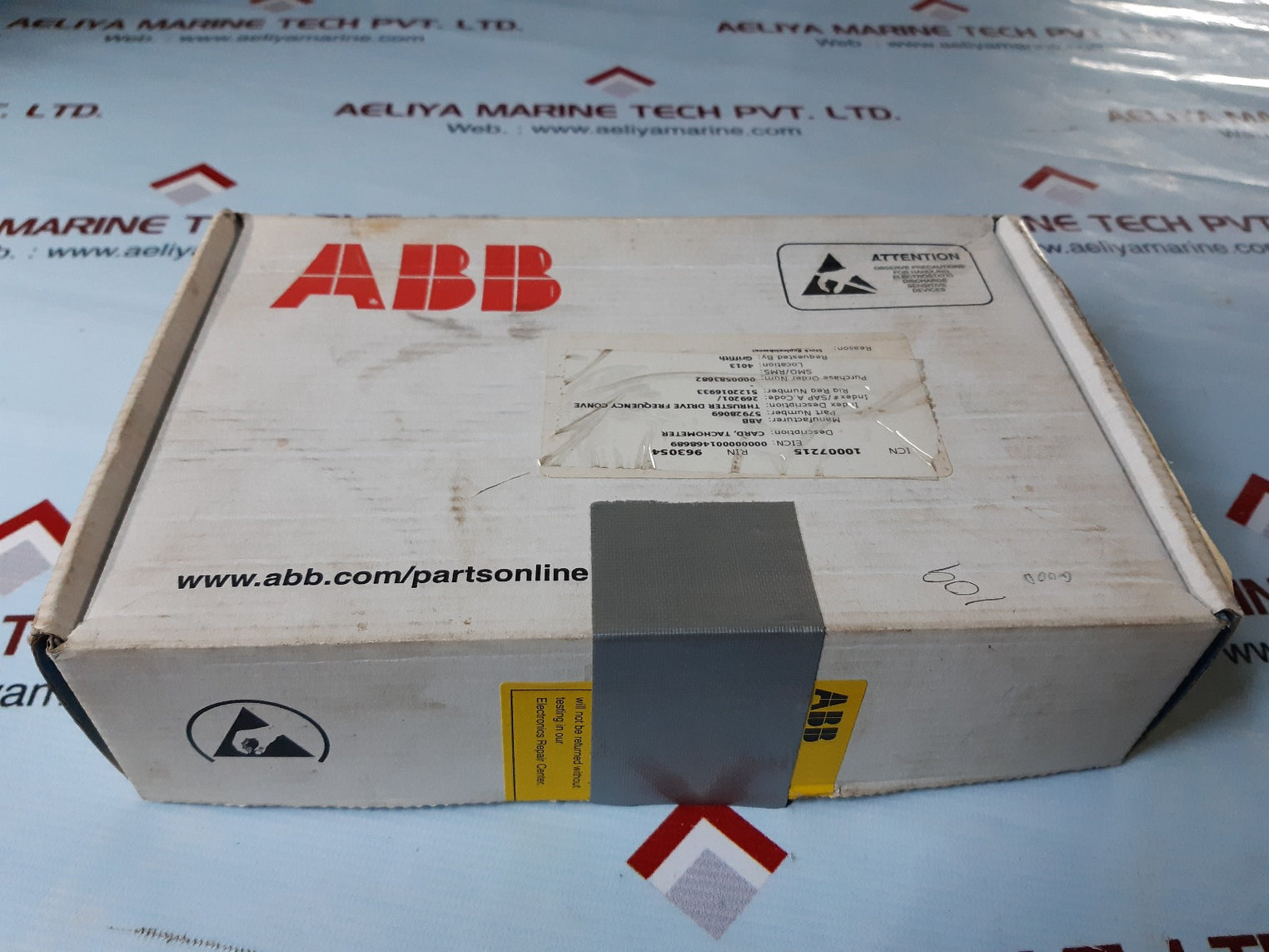 Abb sadc 157 tac tachometer card 57928069