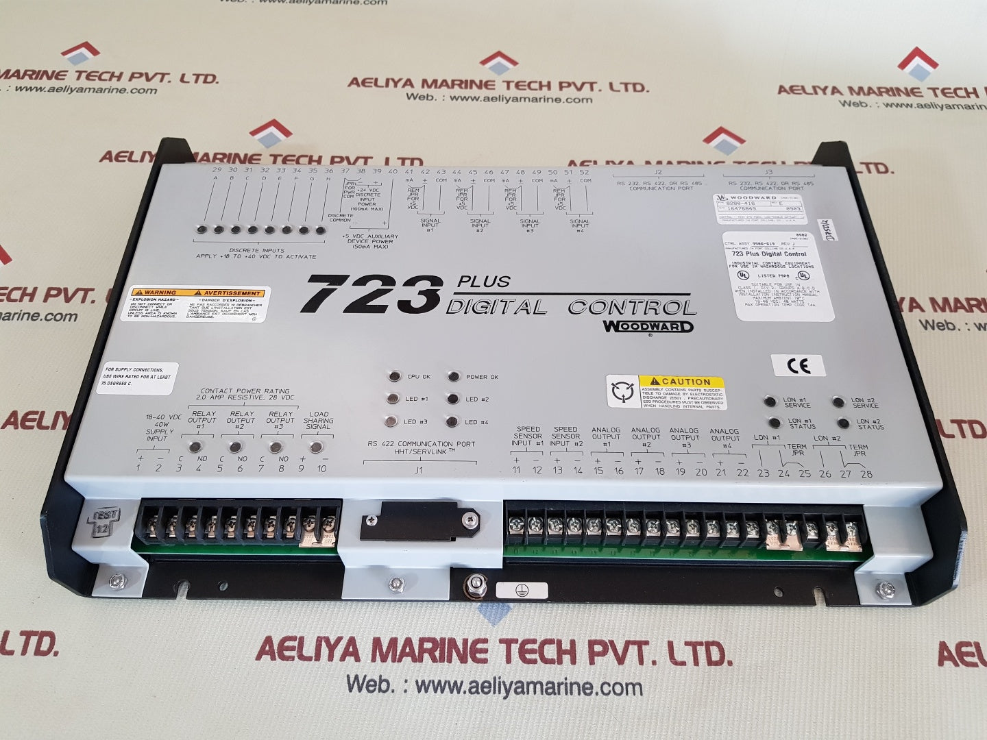 Woodward 8280-416 723 plus digital control 9906-619