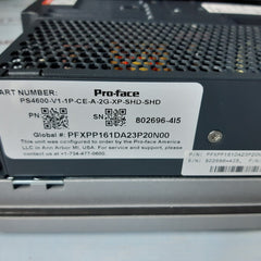Pro-face ps4600-v1-1p-ce-a-2g-xp-shd-shd display