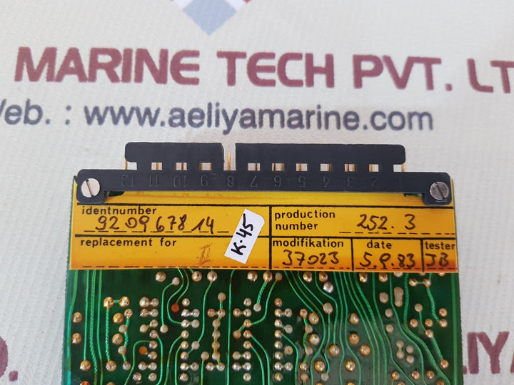 Liebherr 918316414 pcb card