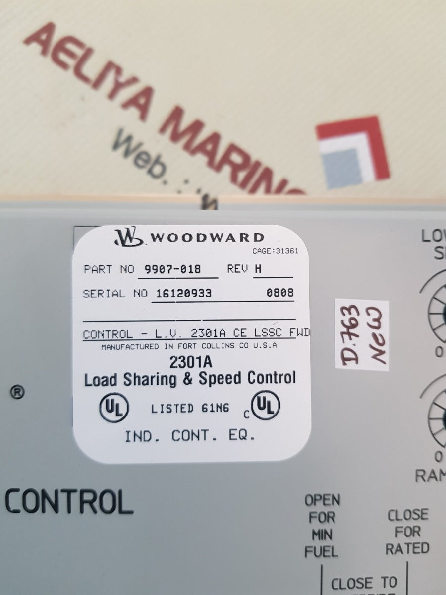 Woodward 9907-018 2301a load sharing & speed control