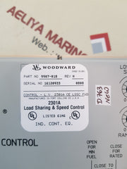 Woodward 9907-018 2301a load sharing & speed control