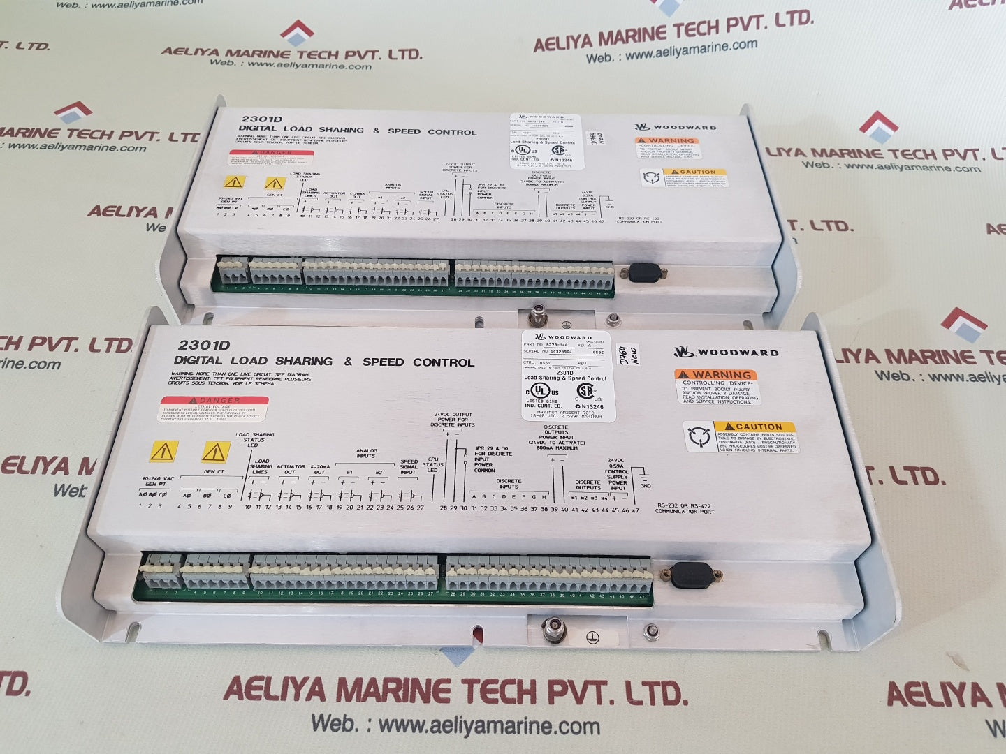 Woodward 8273-140 2301d digital load sharing & speed control rev.A