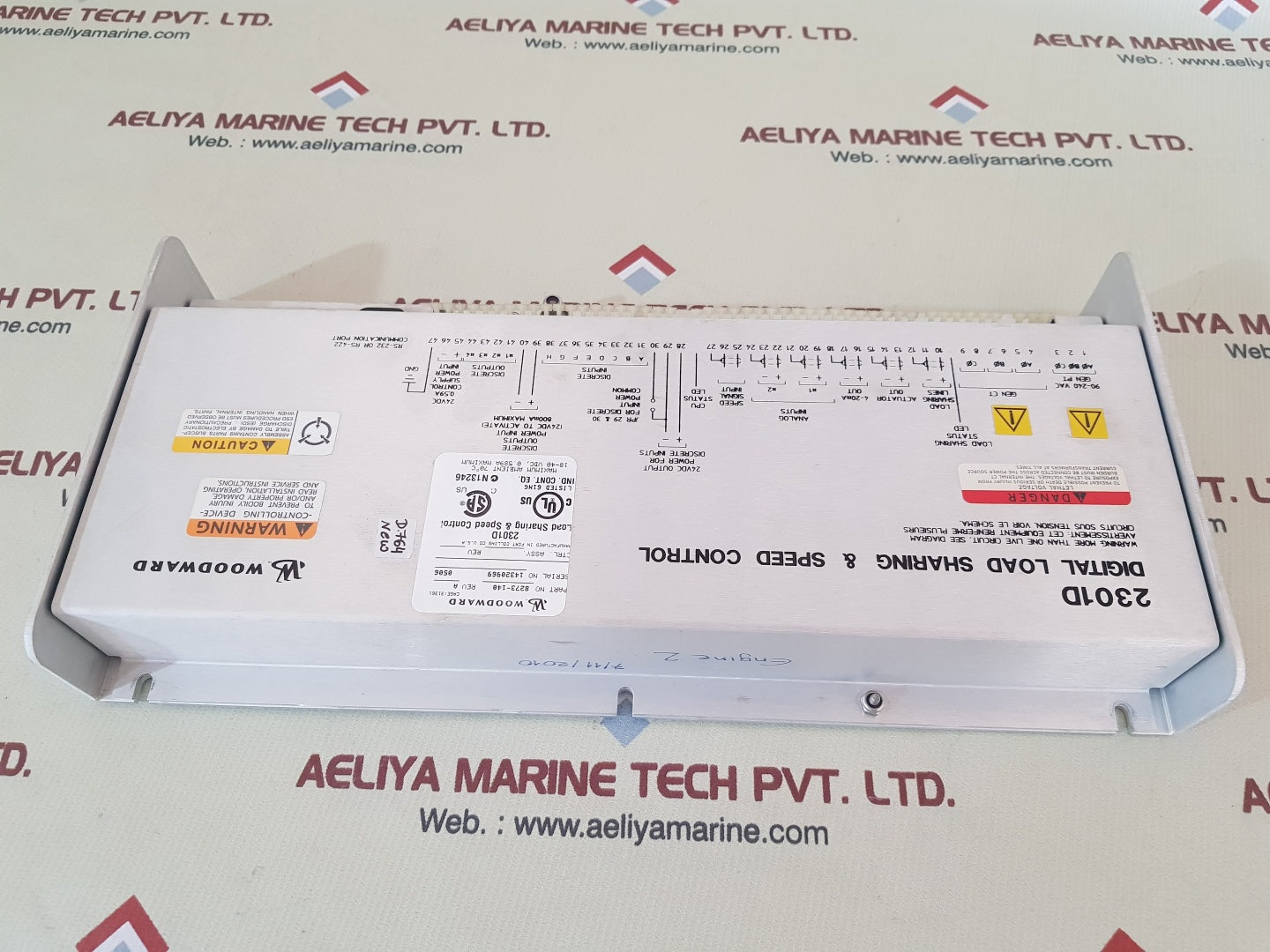 Woodward 8273-140 2301d digital load sharing & speed control rev.A