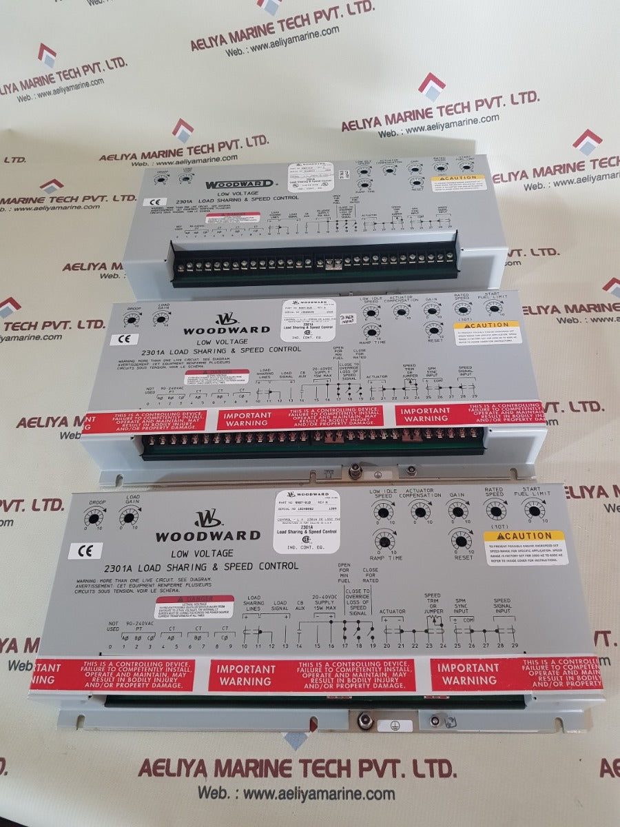Woodward 9907-018 2301a load sharing & speed control