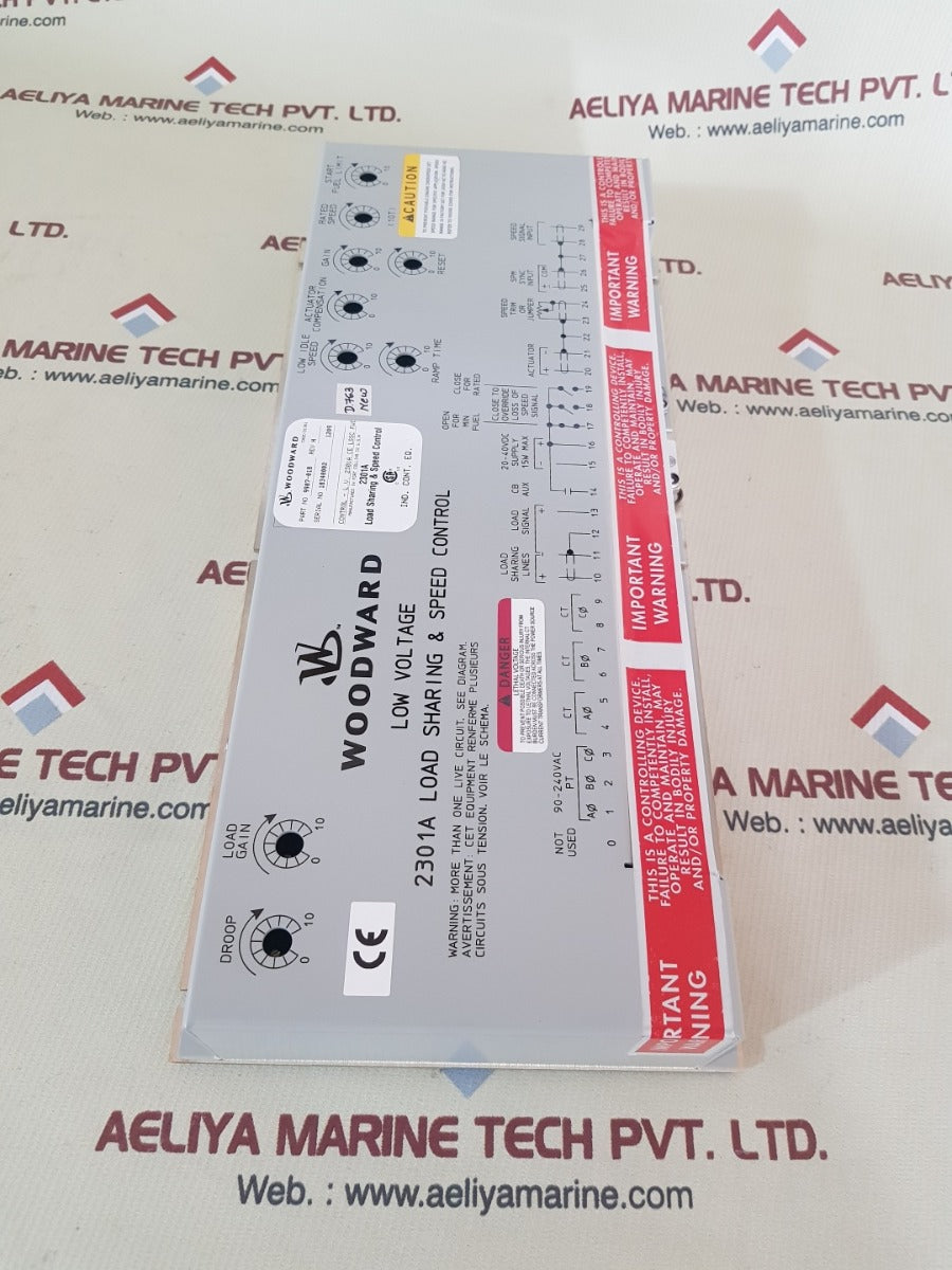 Woodward 9907-018 2301a load sharing & speed control