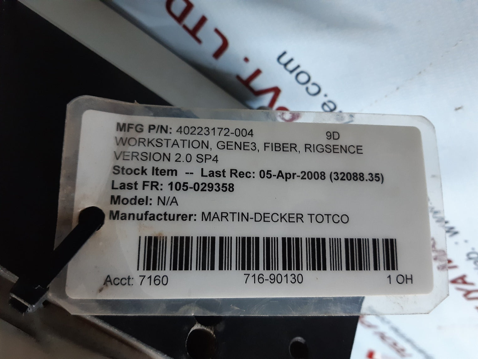 Nov md totco 40223172-004 monitoring display